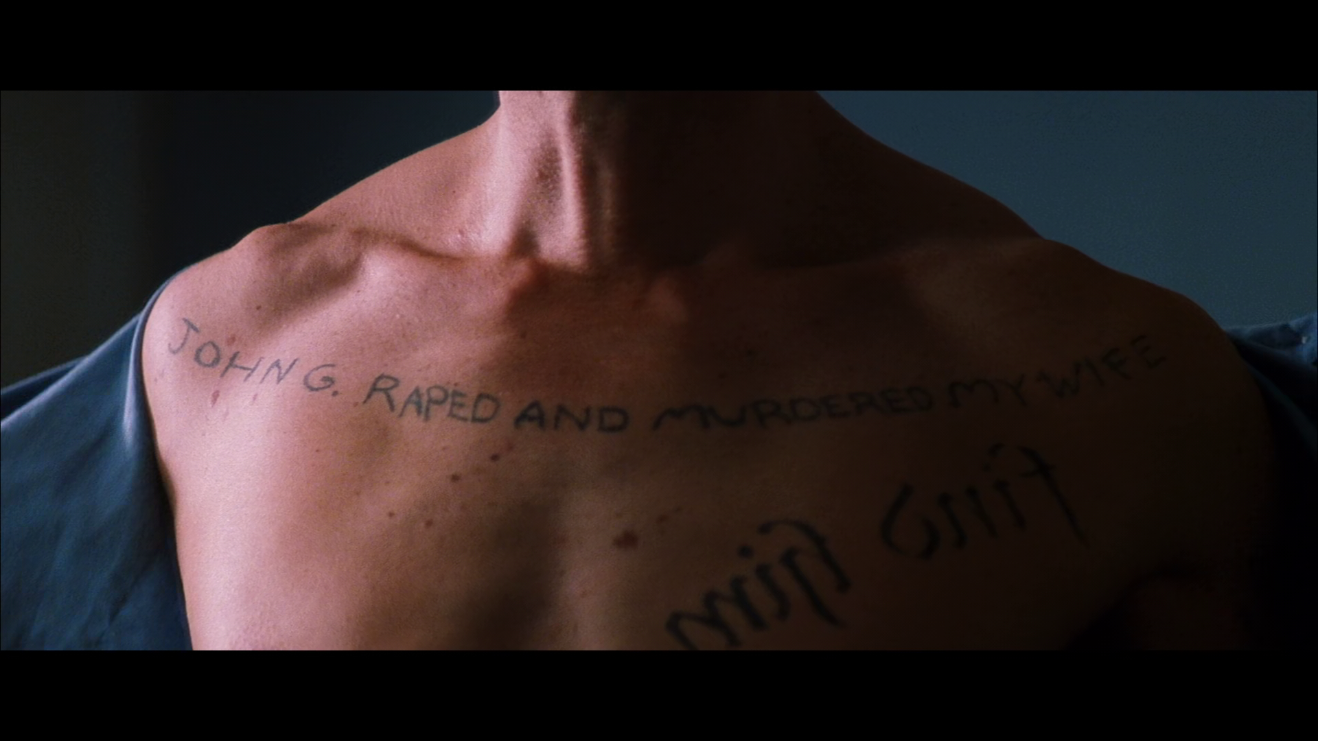 Tattoos with information he wants to ensure he'll never forget