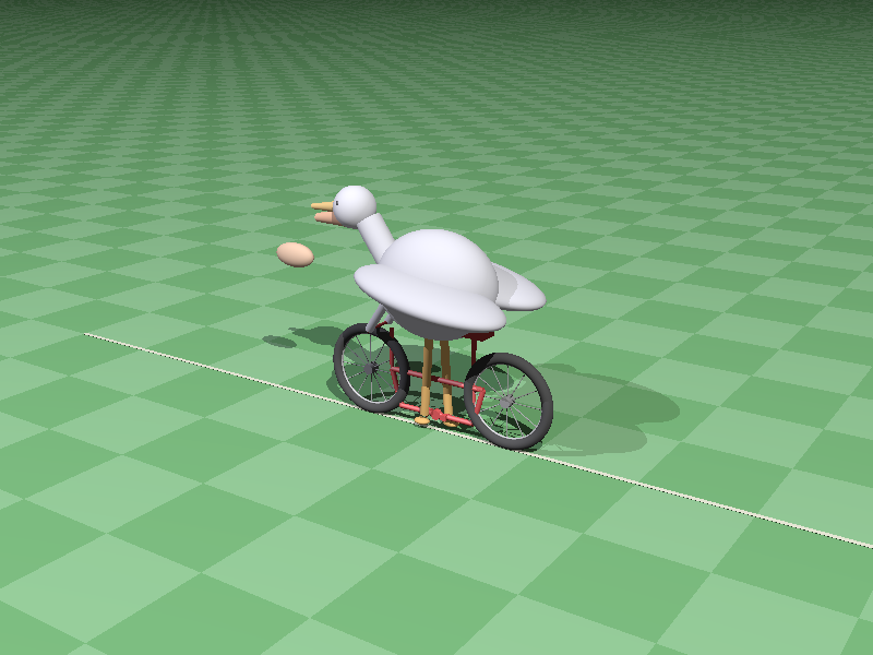 Pelican on a bicycle: Opus 4.1